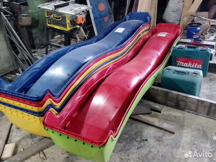 Пластмассовая горка скат 3 м