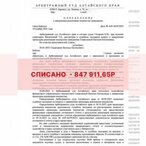 Списание долгов с гарантией / Банкротство, Котельники