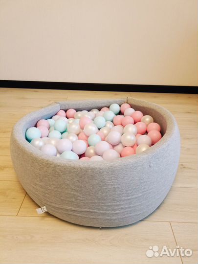 Мягкий бассейн с шариками, для деток