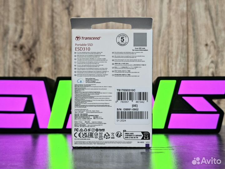 Внешний накопитель 1TB SSD Transcend ESD310