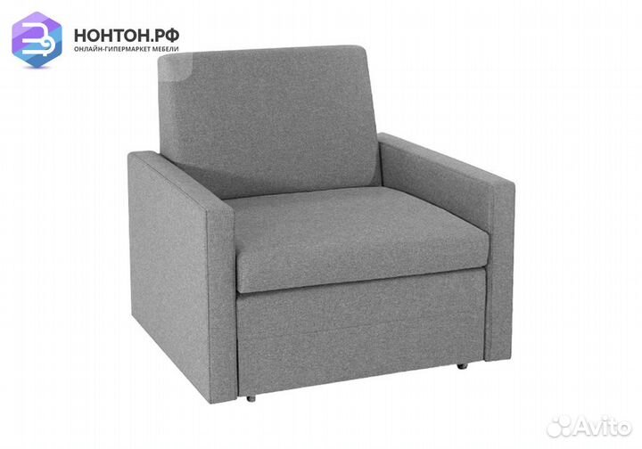 Кресло выкатное Виктория-5 серое