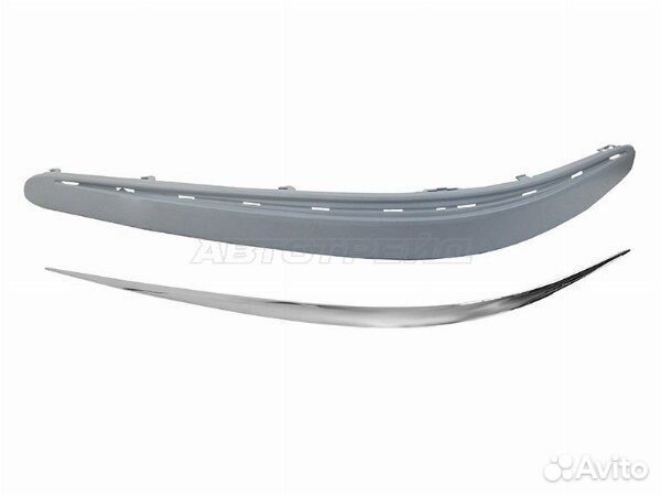 Молдинг бампера mercedes E-class, mercedes E-class W211 02-09