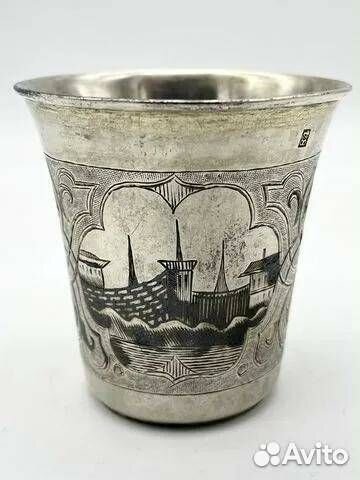 Царская серебряная стопка - киддушный стакан 1862г