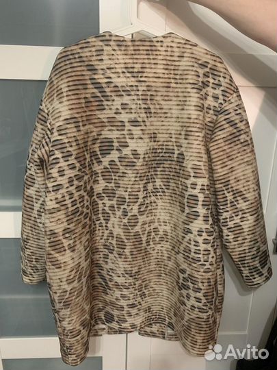 Легкий плащ-накидка, размер 48-50 оверсайз