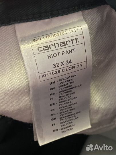 Джинсы carhartt оригинал