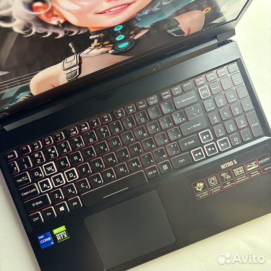 Игровой ноутбук Acer Nitro i5-11Gen/RTX3060/144Hz