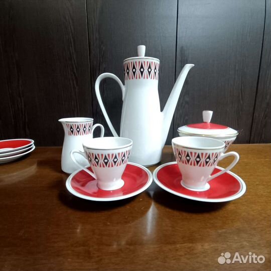 Кофейный сервиз ГДР тет-а-тет