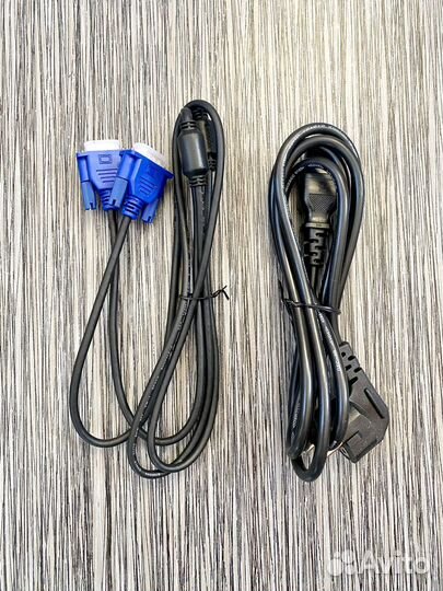 Кабель vga и питания для компьютера