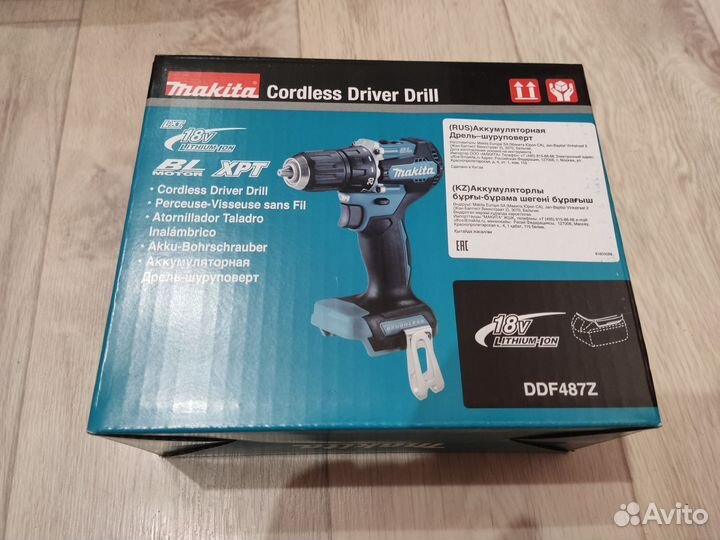 Аккумуляторная Дрель Makita DHP487Z/DDF487Z