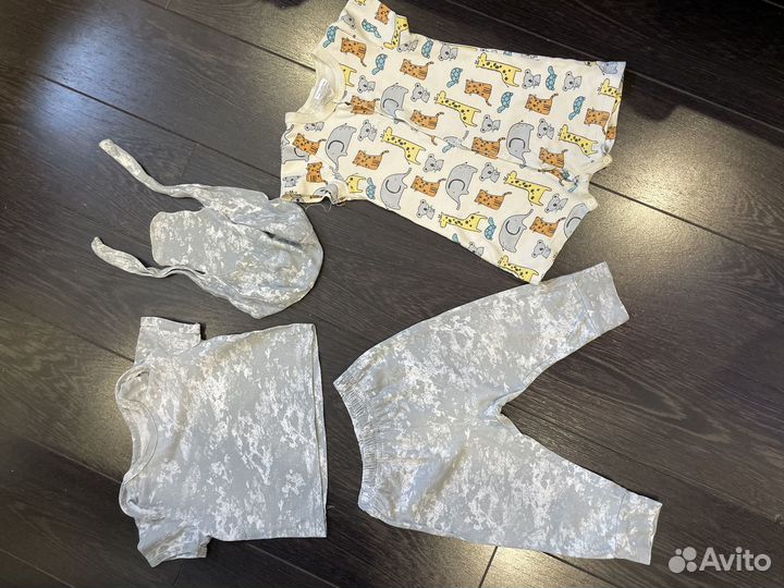 Большой пакет вещей на мальчика 74-80-86