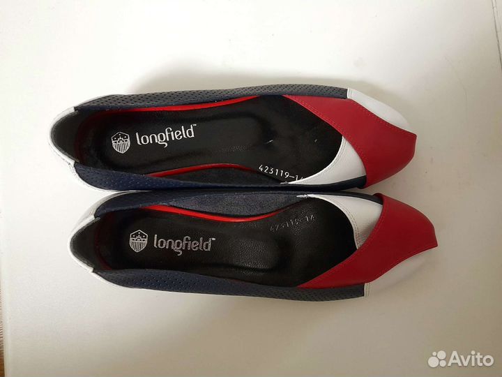 Новые туфли кожаные Longfielg