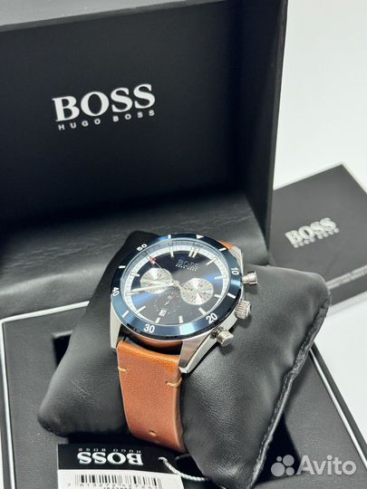 Часы мужские Hugo Boss HB1513860 кожаный ремешок