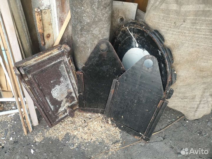 Дверцы чугунные, задвижки для печей чугун