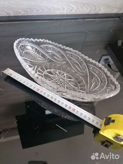 Блюдо хрустальное СССР