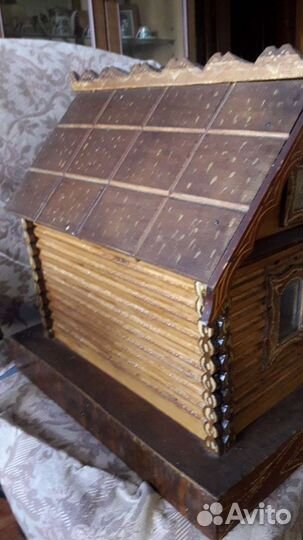 Хлебница-Избушка Резная Ручная Работа