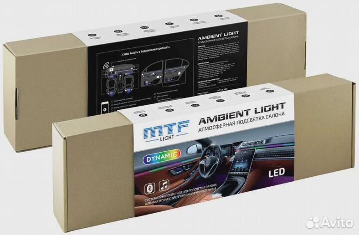 Диодная подсветка салона MTF Ambient Light dynamic
