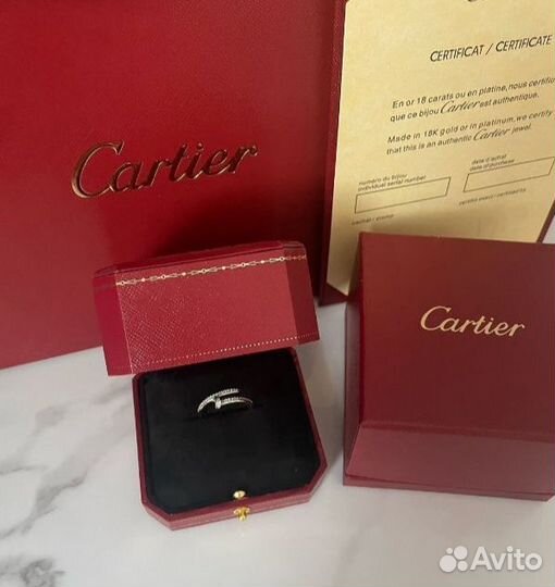 Cartier гвоздь кольцо