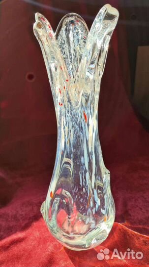 Ваза цветное стекло. Фабрики 
