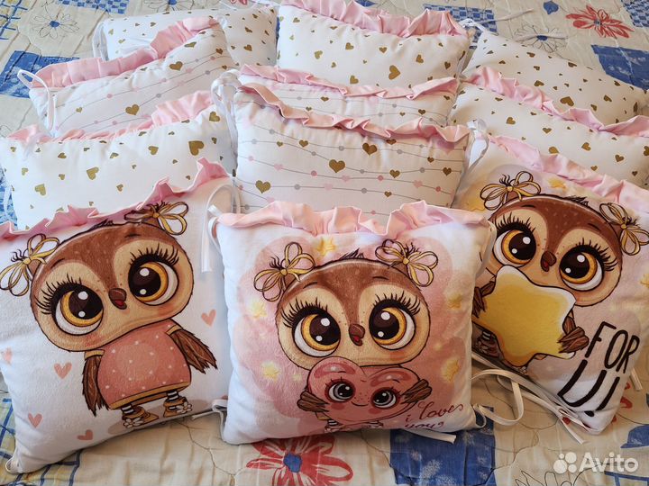 Бортики в детскую кроватку