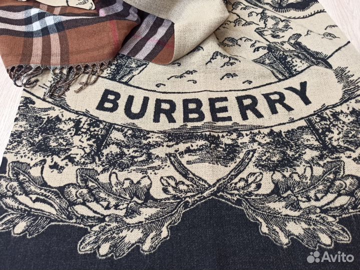 Палантин Двусторонний Burberry теплый