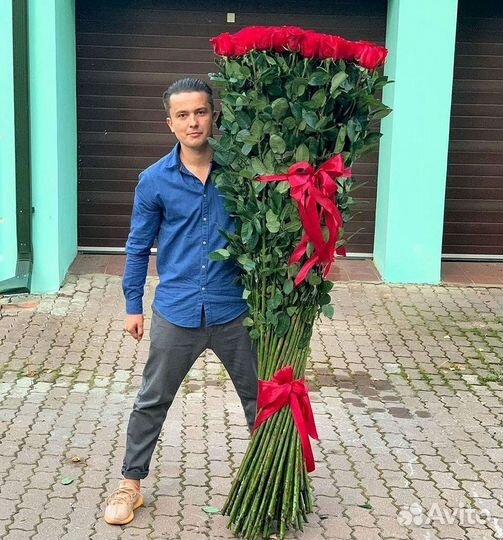 Высокие розы Гигантские розы с доставкой