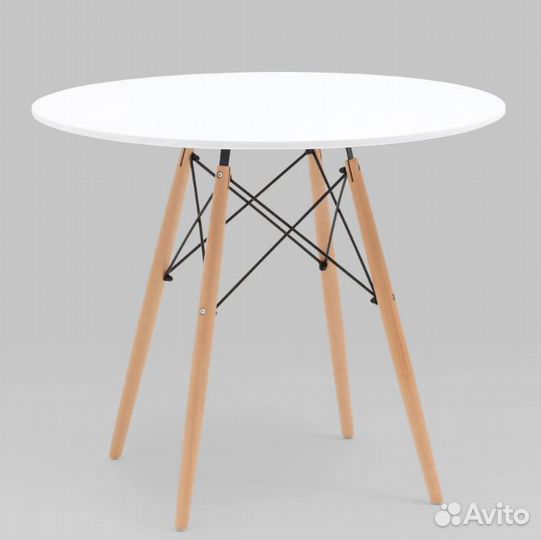 Стол круглый белый Eames