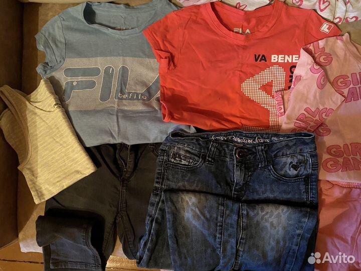 Пакет вещей для девочки 128-134(140)