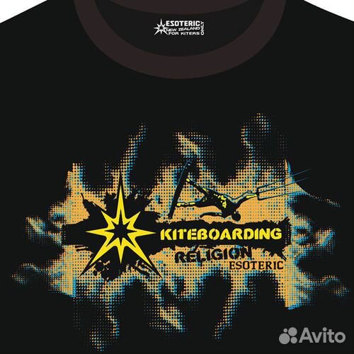 Футболка для Кайтсерферов Esoteric ReligionArt D.B
