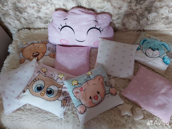 Бортики в детскую кроватку