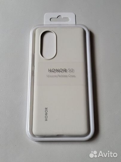 Чехол Silicone Rubber Case на Honor 50 оригинал