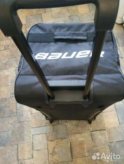 Баул хоккейный 32 чёрный 1680 ден