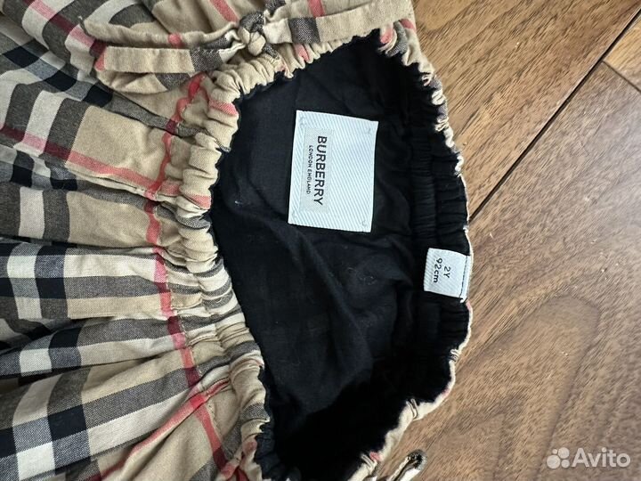 Поло и юбка Burberry оригинал 92-100см