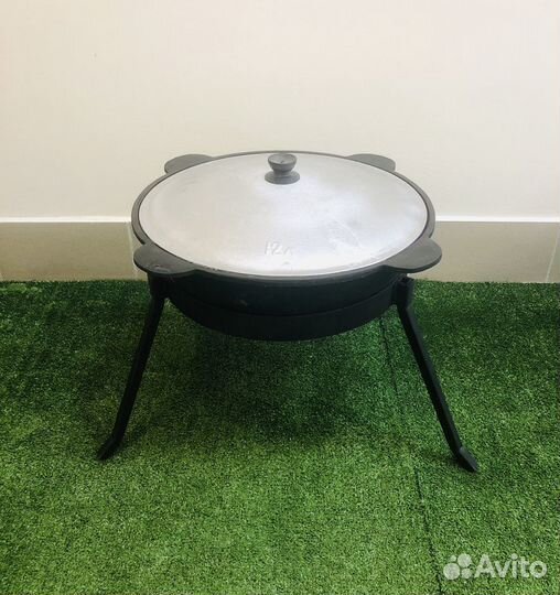 Казан 12 л + тренога