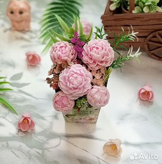 Букет из мыла