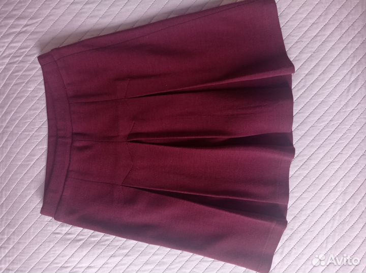 Школьный сарафан 36/146+ юбка бордо+ брюки черные