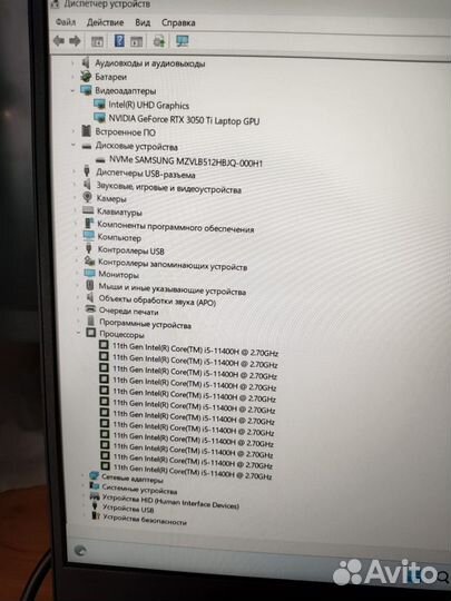 HP Victus 16-d0053ur как новый (core i5 + 3050Ti)