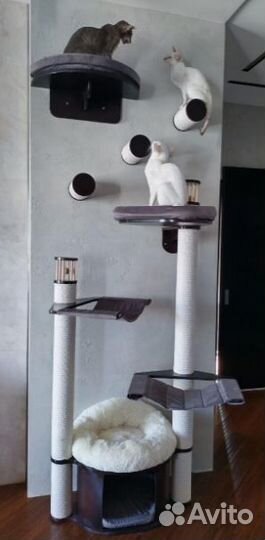 Когтеточка для кошек с домиком
