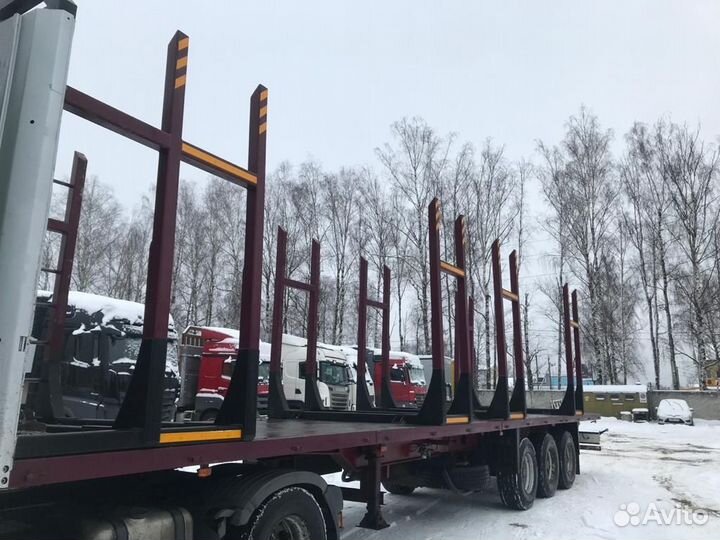 Полуприцеп лесовоз (сортиментовоз) МАЗ МАЗ-998640, 2006