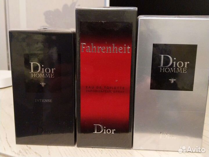Парфюмерия мужская Dior Homme, Intense, Fahrenheit