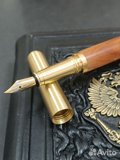 Перьевая ручка Латунь + Сандал