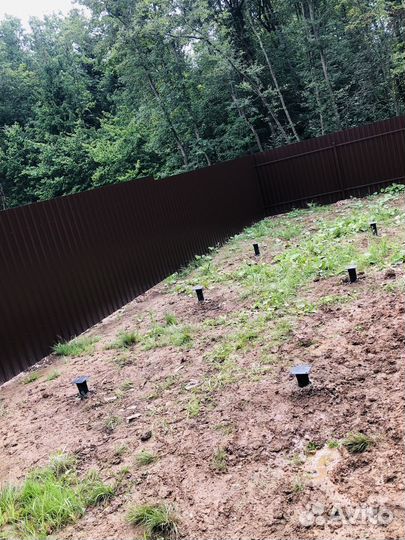 Винтовые сваи под ключ установка