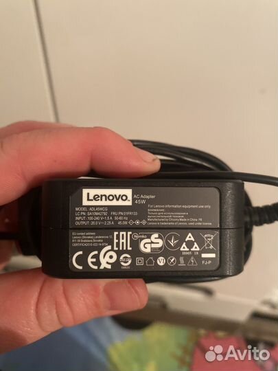 Зарядное устройство для ноутбука lenovo