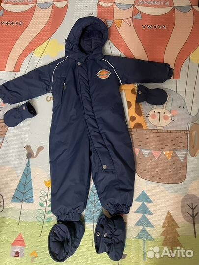 Зимний комбинезон для малчика 80-86