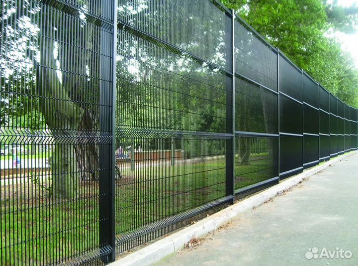 Забор из 3D сетки быстро