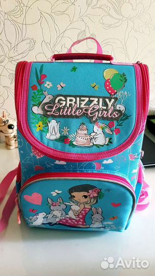 Рюкзак Гризли ортопедический для девочки