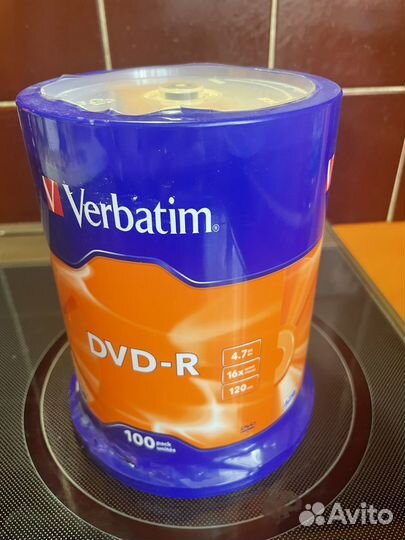 Болванки DVD-R Verbatim 4.7 Gb 16x