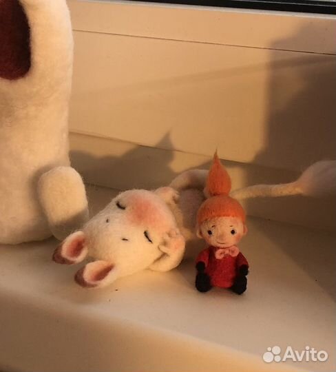 Игрушка из шерсти Малышка Мю