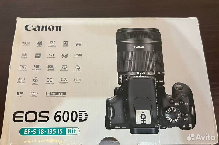 Зеркальный фотоаппарат canon 600d