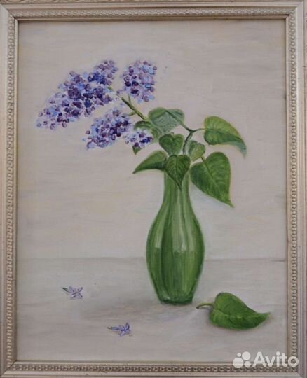 Картина сирень