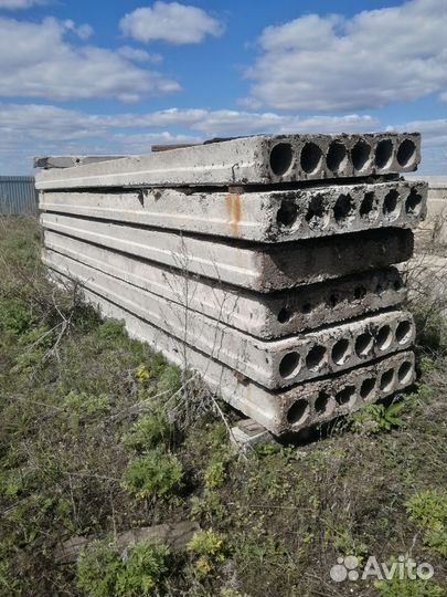 Плиты перекрытия пустотные бу